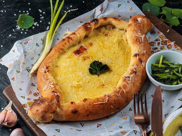 От сыра до вина - Хачапури с сыром и зеленью