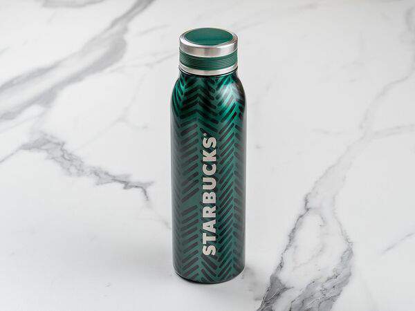 Starbucks (R) - Бутылка металлическая Herringbone Green