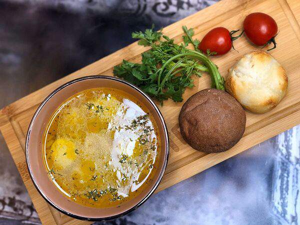 Хинкалимания - Куриный суп лапша по-домашнему