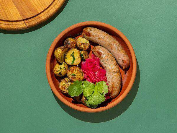 Хачапури и вино - Купаты из говядины и свинины с картофелем
