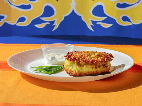 Bandy - Оладьи картофельные с мясом и сметаной