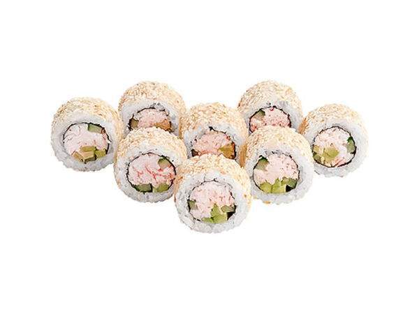 Суши Wok - Ролл Калифорния в кунжуте