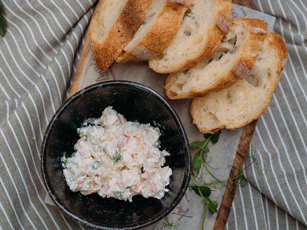 Хлебная Лавка - Паштет с креветками и сыром Маскарпоне