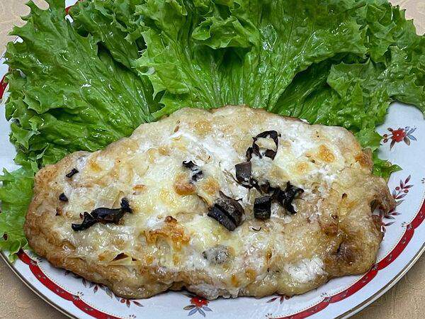 Ешька - Мясо по-французски с грибами
